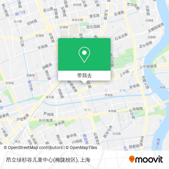 昂立绿杉谷儿童中心(梅陇校区)地图
