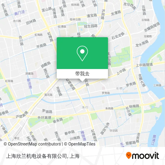 上海欣兰机电设备有限公司地图