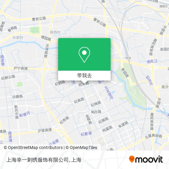 上海幸一刺绣服饰有限公司地图