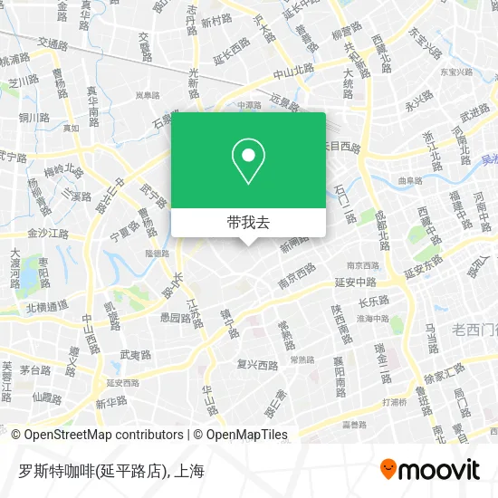罗斯特咖啡(延平路店)地图