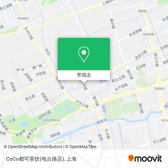 CoCo都可茶饮(电台路店)地图