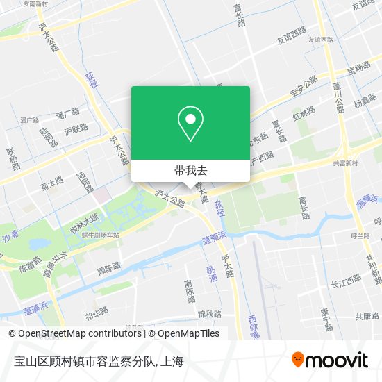 宝山区顾村镇市容监察分队地图