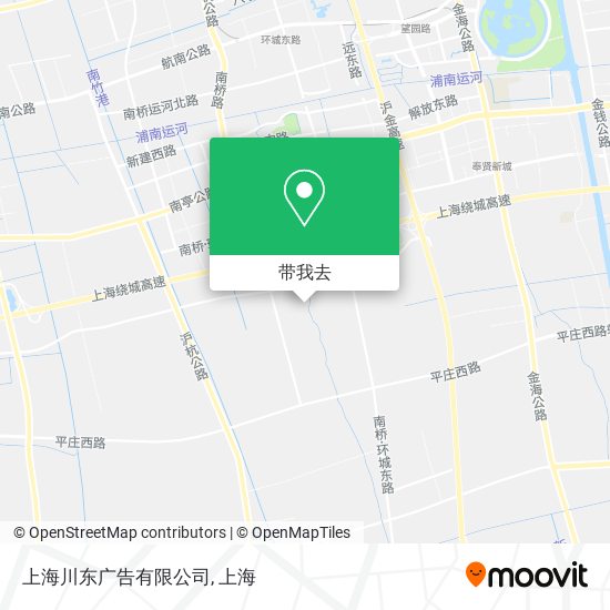 上海川东广告有限公司地图