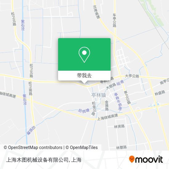 上海木图机械设备有限公司地图