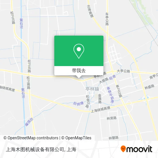 上海木图机械设备有限公司地图