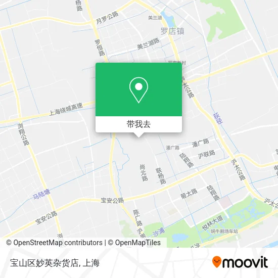 宝山区妙英杂货店地图