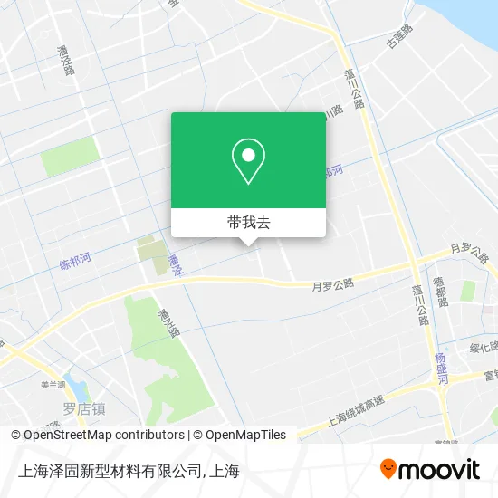 上海泽固新型材料有限公司地图
