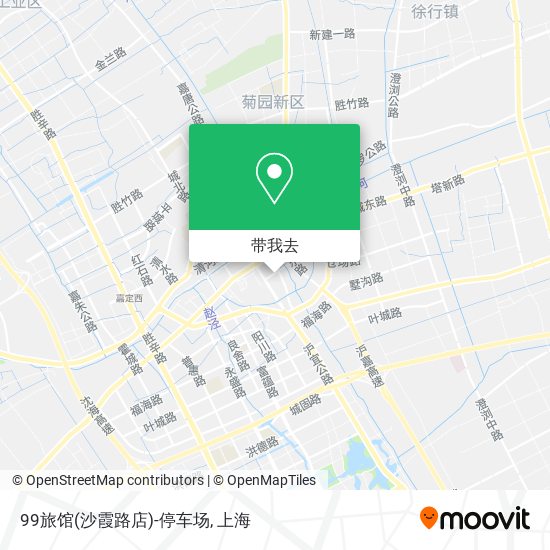 99旅馆(沙霞路店)-停车场地图