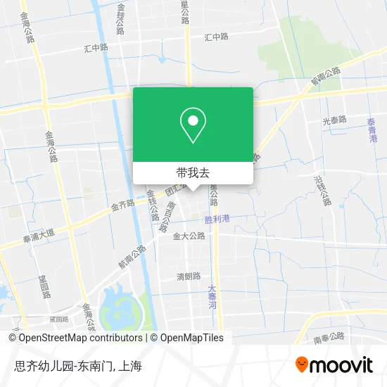 思齐幼儿园-东南门地图