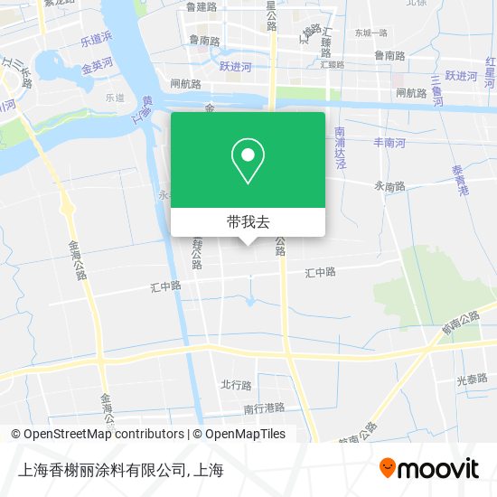 上海香榭丽涂料有限公司地图