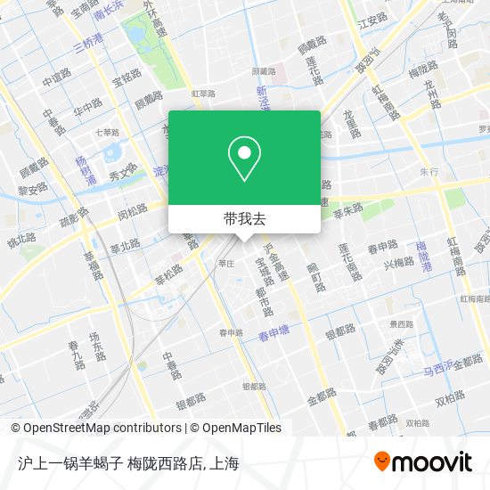 沪上一锅羊蝎子 梅陇西路店地图