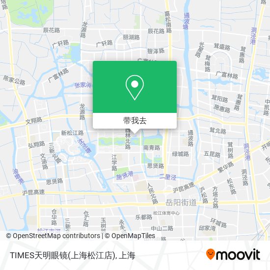 TIMES天明眼镜(上海松江店)地图