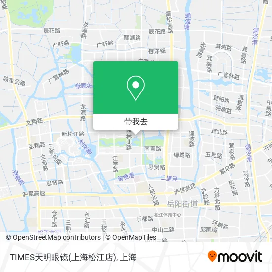 TIMES天明眼镜(上海松江店)地图
