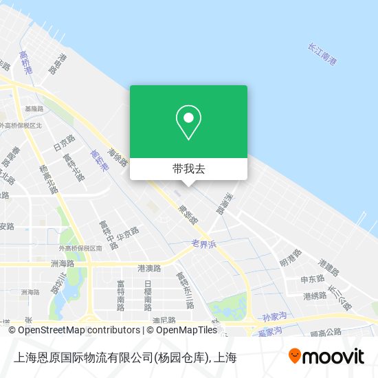 上海恩原国际物流有限公司(杨园仓库)地图