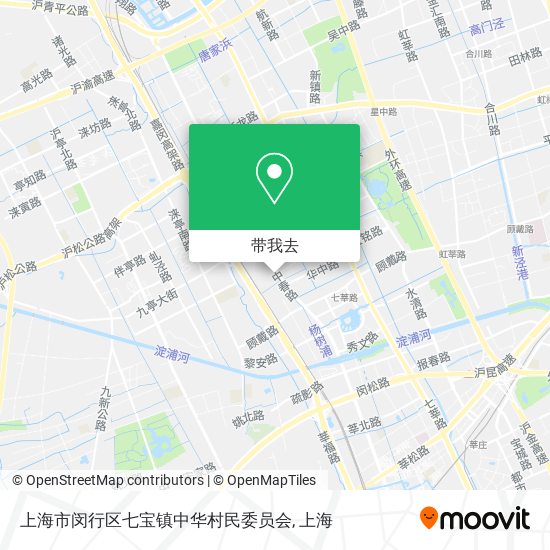 上海市闵行区七宝镇中华村民委员会地图