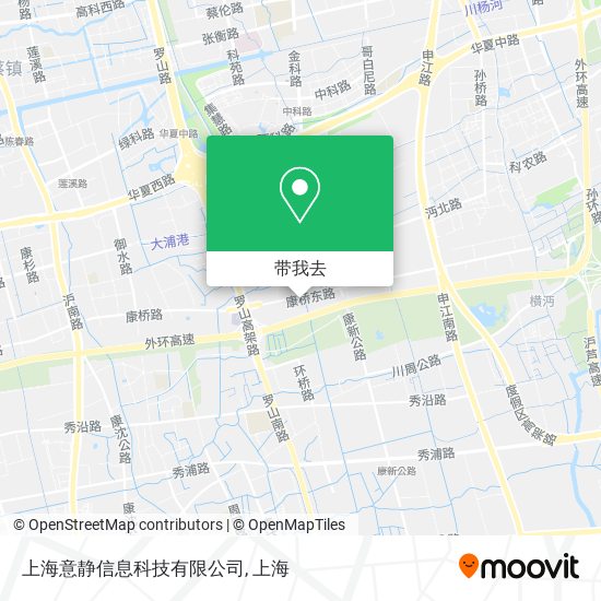 上海意静信息科技有限公司地图