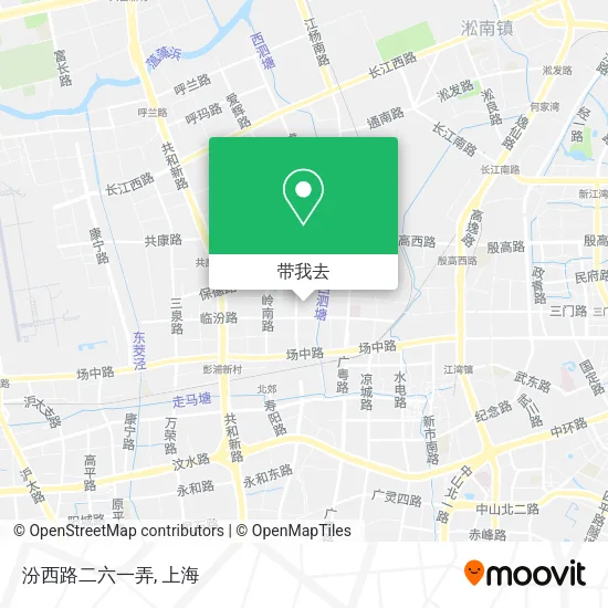 汾西路二六一弄地图