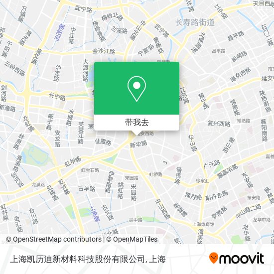 上海凯历迪新材料科技股份有限公司地图