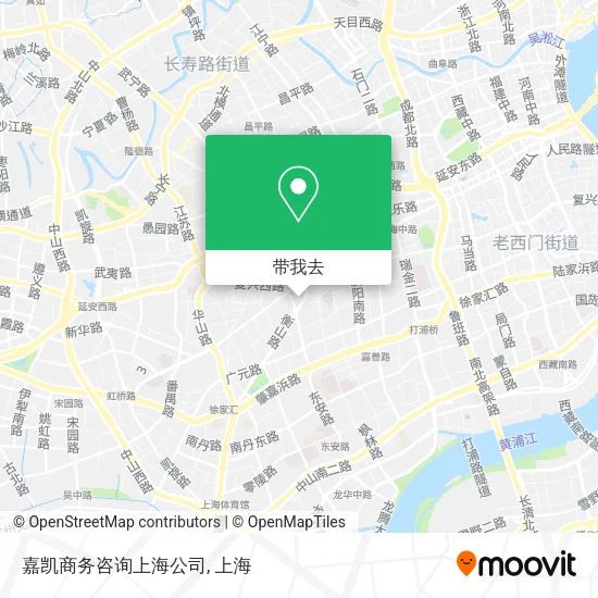 嘉凯商务咨询上海公司地图