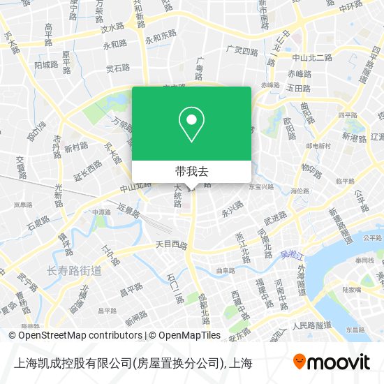 上海凯成控股有限公司(房屋置换分公司)地图
