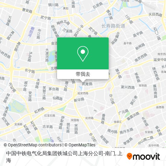 中国中铁电气化局集团铁城公司上海分公司-南门地图