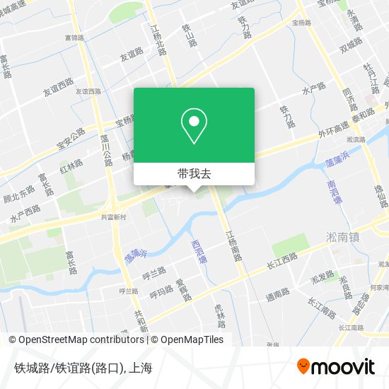 铁城路/铁谊路(路口)地图