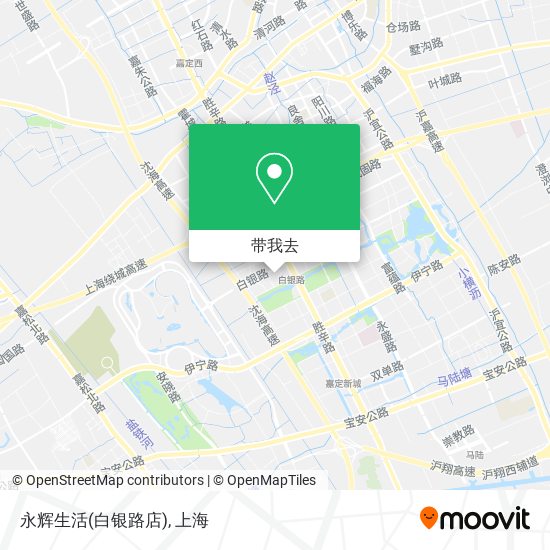 永辉生活(白银路店)地图