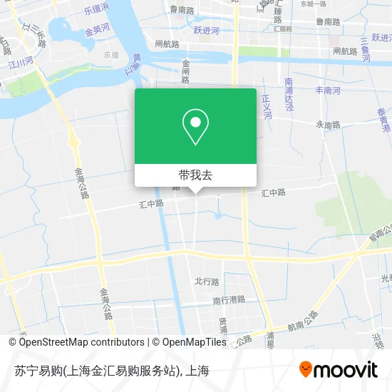 苏宁易购(上海金汇易购服务站)地图
