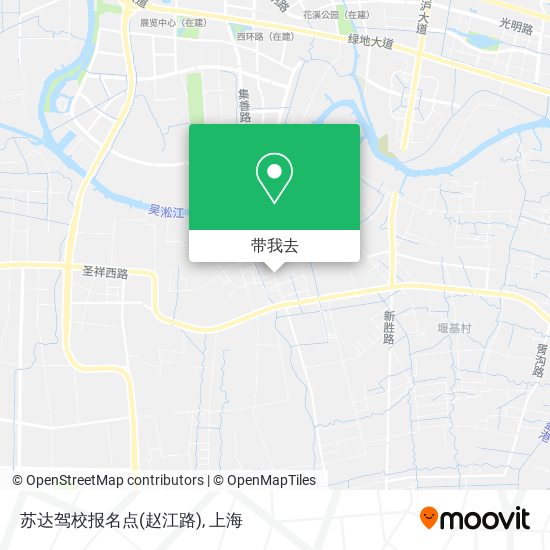 苏达驾校报名点(赵江路)地图