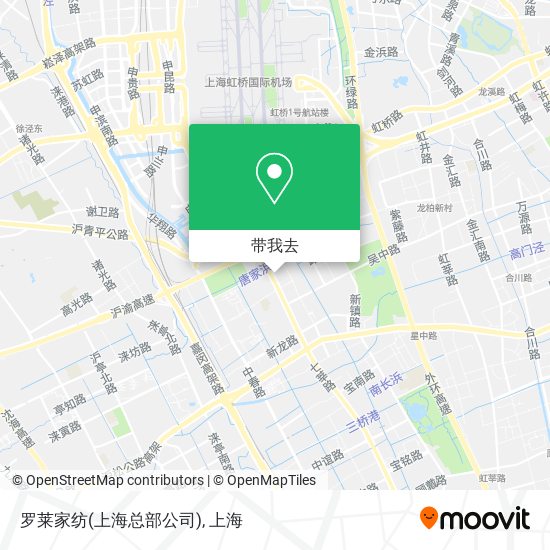 罗莱家纺(上海总部公司)地图