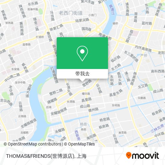 THOMAS&FRIENDS(世博源店)地图