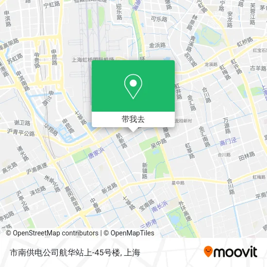 市南供电公司航华站上-45号楼地图