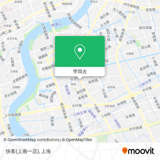 快客(上南一店)地图