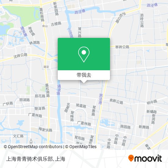 上海青青骑术俱乐部地图