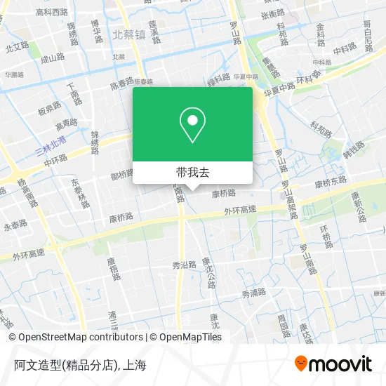 阿文造型(精品分店)地图