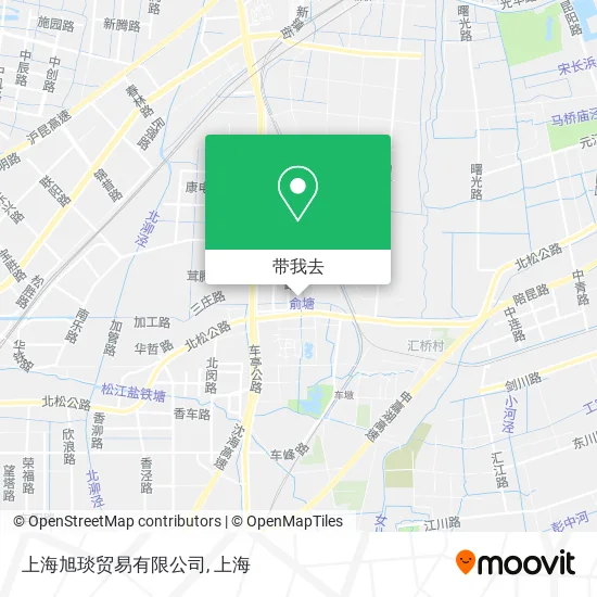 上海旭琰贸易有限公司地图