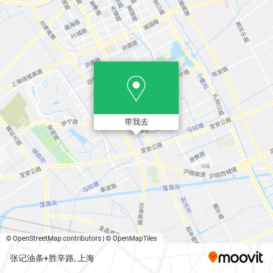 张记油条+胜辛路地图