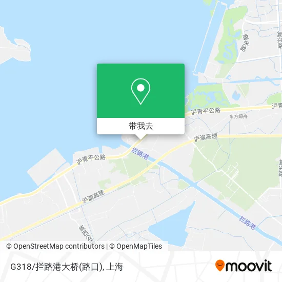 G318/拦路港大桥(路口)地图