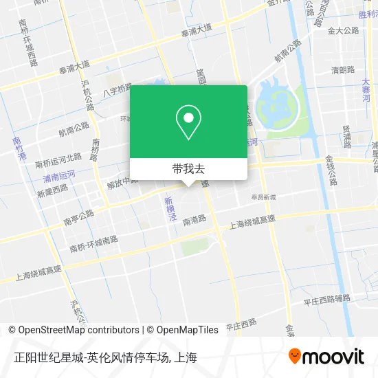 正阳世纪星城-英伦风情停车场地图