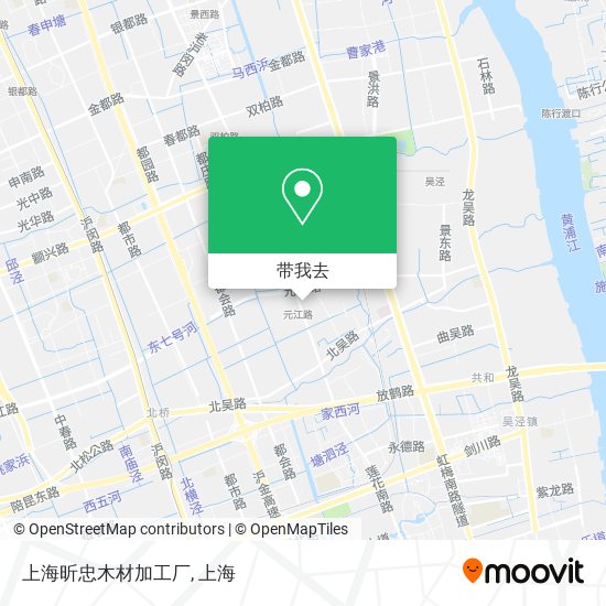 上海昕忠木材加工厂地图