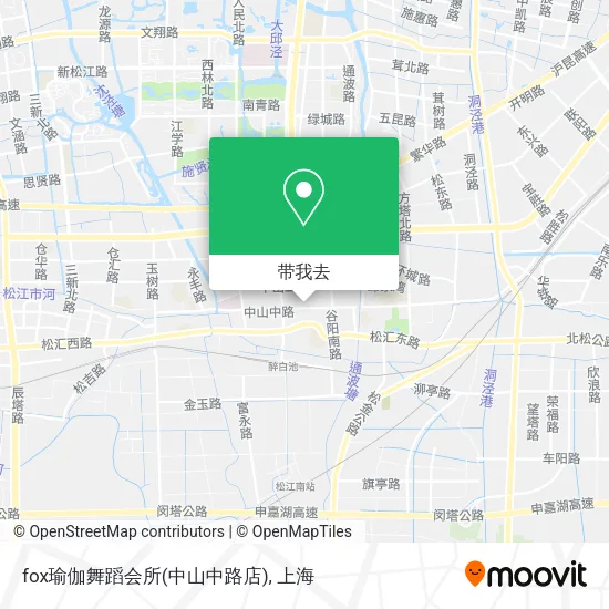 fox瑜伽舞蹈会所(中山中路店)地图