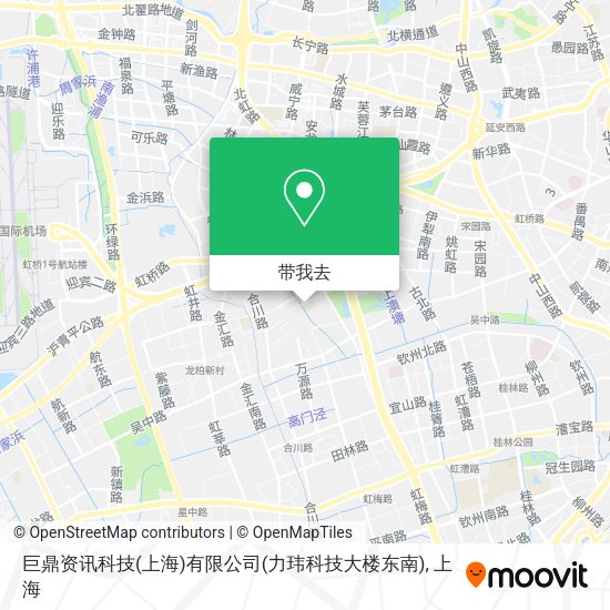 巨鼎资讯科技(上海)有限公司(力玮科技大楼东南)地图