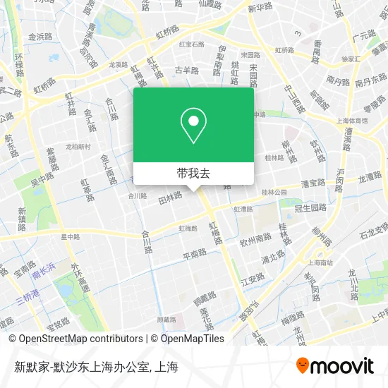 新默家-默沙东上海办公室地图