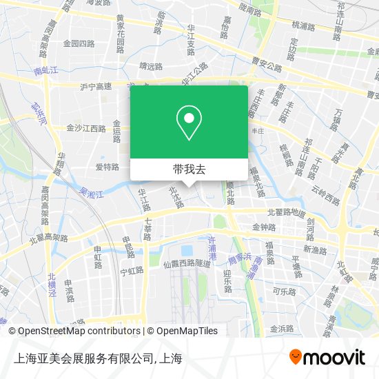 上海亚美会展服务有限公司地图