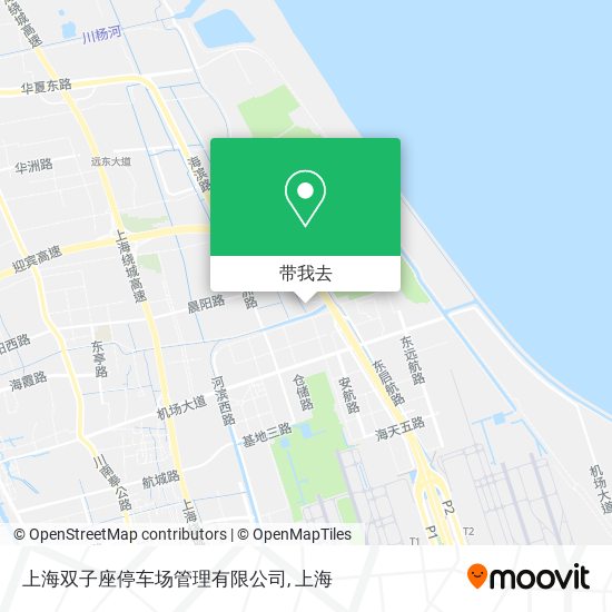 上海双子座停车场管理有限公司地图