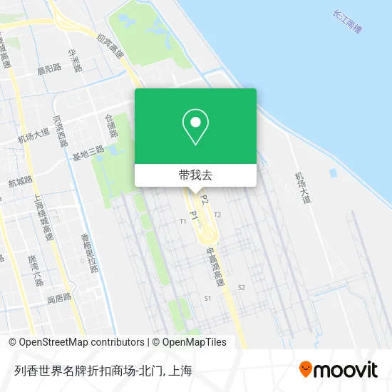 列香世界名牌折扣商场-北门地图