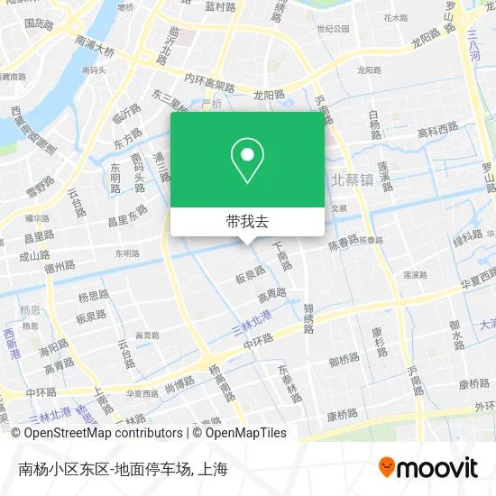 南杨小区东区-地面停车场地图