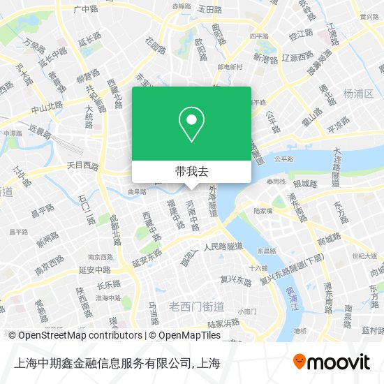 上海中期鑫金融信息服务有限公司地图