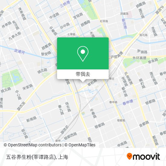 五谷养生粉(莘谭路店)地图