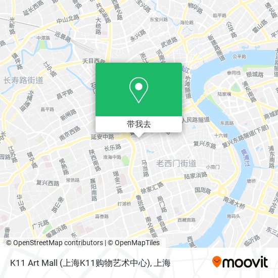 K11 Art Mall (上海K11购物艺术中心)地图